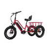  Powerful 750W/1000W Bafang ULTRA Mid Motor Three Wheel Fat Tire Bicycle/ Electric Tricycle for Adults