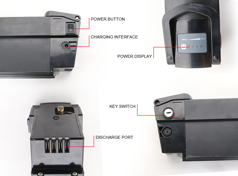 Rechargeable Hidden Lithium Battery for Electric Bikes of Q7 Series 