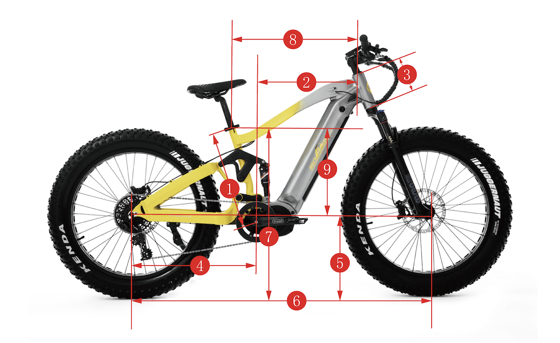 SOBOWO powershock ebike sizing