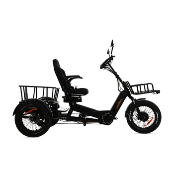 2000W 200Nm Torque 152Ah Semi-Recumbent Electric Tricycle - Sobowo Mike Cruiser 2024