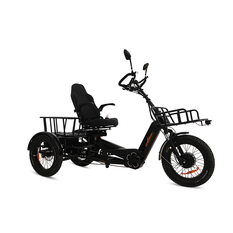 2000W 200Nm Torque 130Ah Semi-Recumbent Electric Tricycle - Sobowo Mike Cruiser 2024