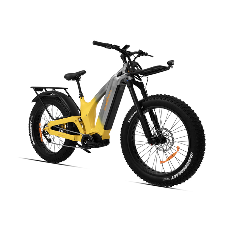 Full Suspension Electric Fat Bike with Bafang M620 1000W Motor and RG A510 Automatic Internal 5-Speed Hub - Sobowo Leopard