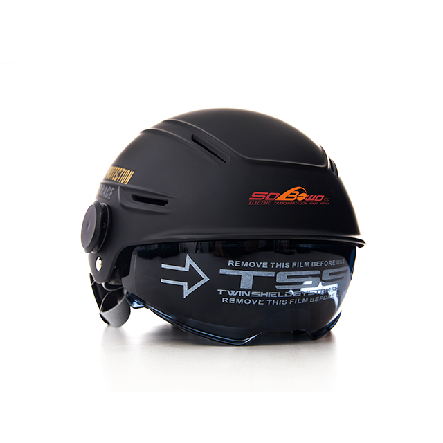 Retro Rider Heavy-Duty Electric Bike Motorcycle Half Helmet - Sobowo