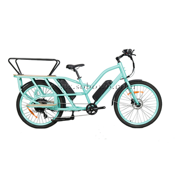 Dual Batteries Longtail Electric Cargo Bike For Sale C19 - Sobowo