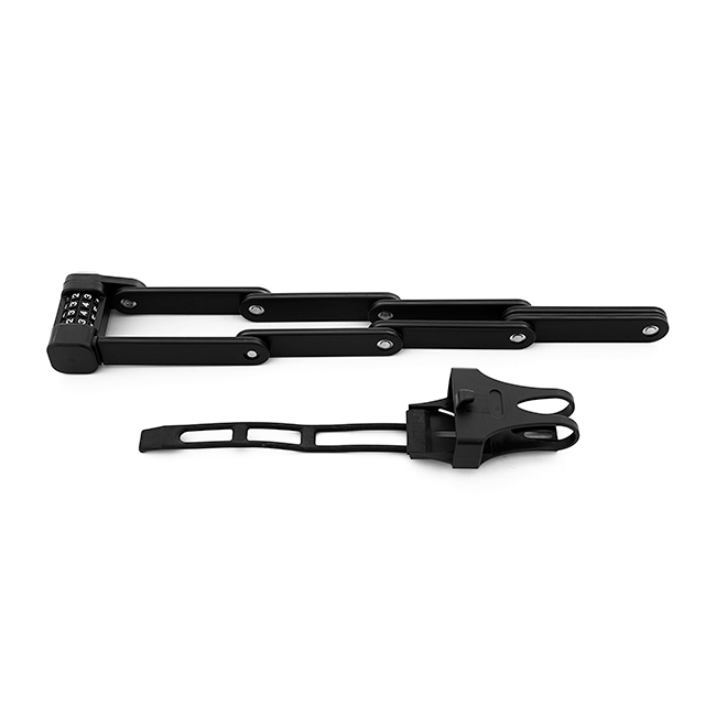 4-Digit Combination Folding Bike Lock for Heavy-Duty Anti-Theft Bicycle Security - Sobowo