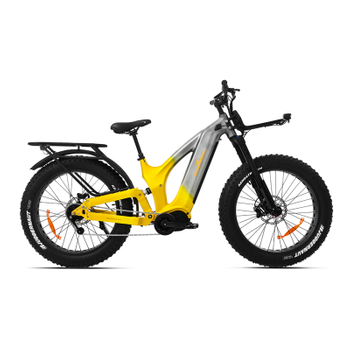 Full Suspension Electric Fat Bike with Bafang M620 1000W Motor and RG A510 Automatic Internal 5-Speed Hub - Sobowo Leopard