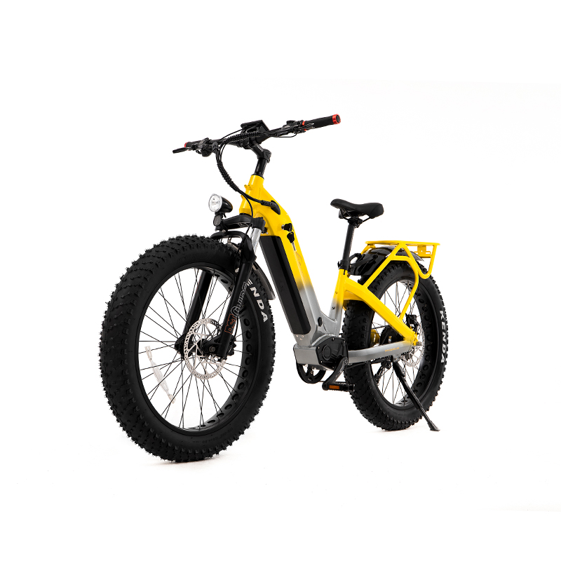 Step Thru All Terrain Dual Motor&Torque Sensor Shimano Fat Tire Women Electric Bike UrbanCruiser - Sobowo