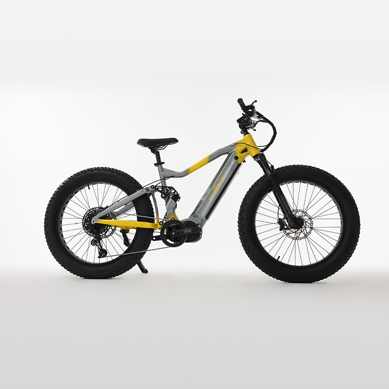 Ultra 1000W Mid Drive Full Suspension Fat Tire Electric Bike W05 - Sobowo