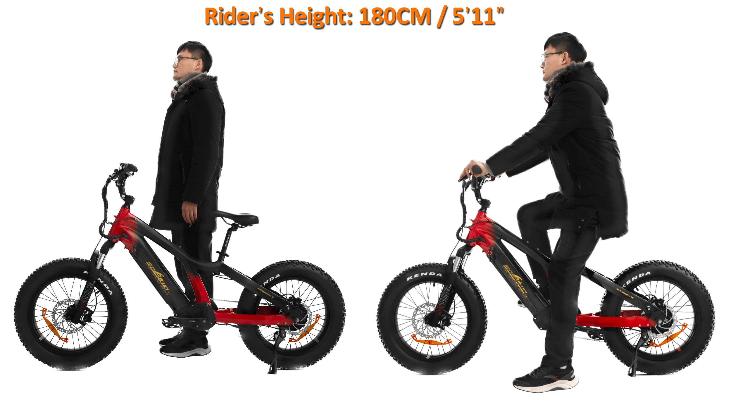 sobowo twintread 20 ebike rode by rencheng